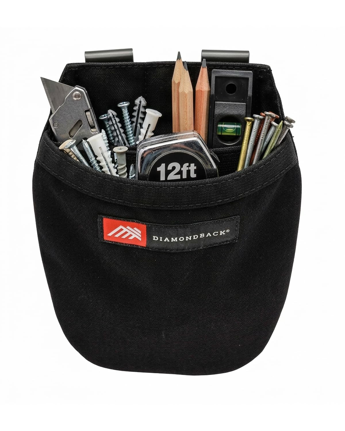 The Diamondback 722 Slingshot Tool Pouch, Black | Pouch for Tool Belt | for Elec