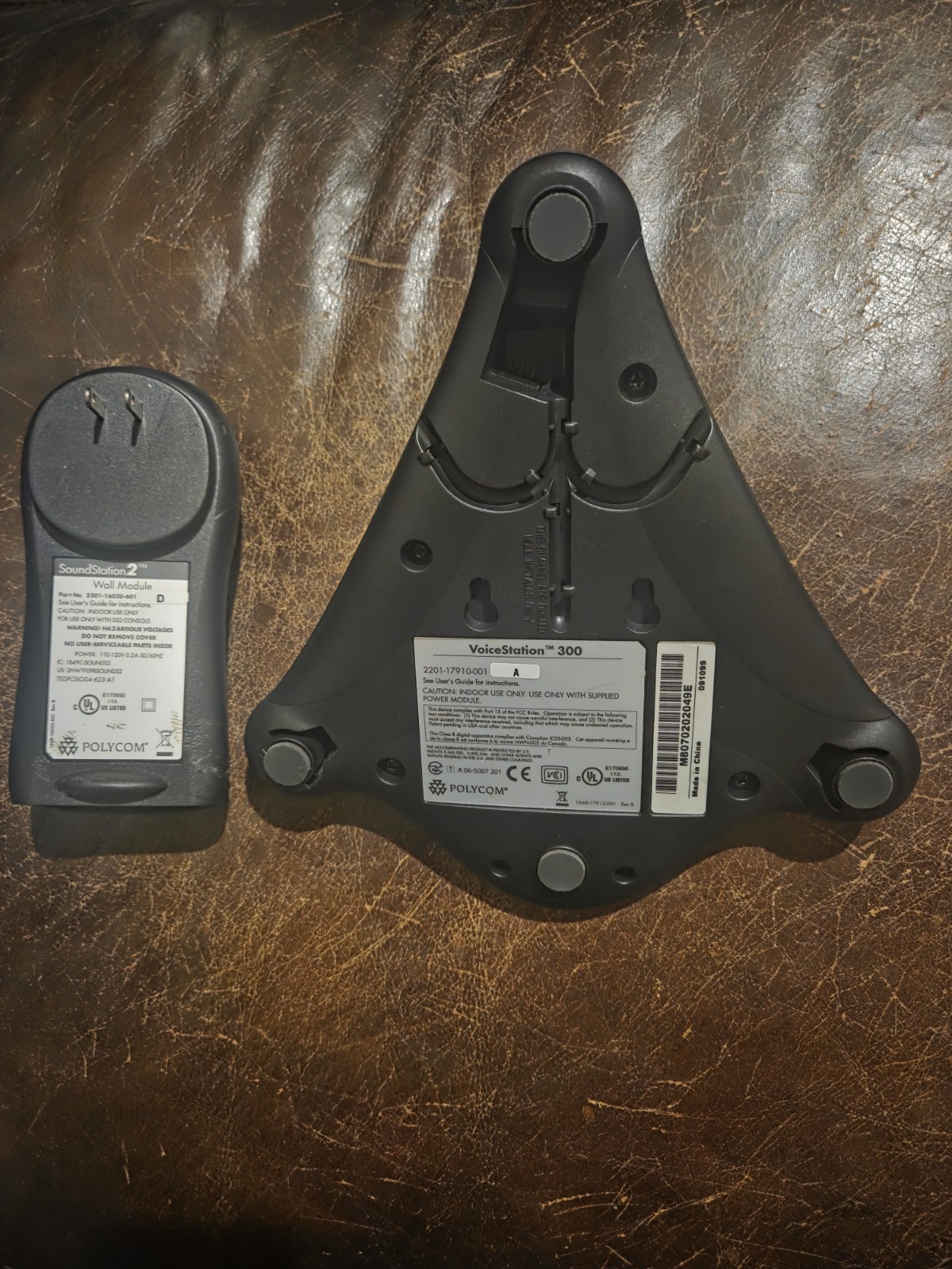 Polycom Voicestation 300 VS300 Full Duplex Analog Conference Phone Office Audio