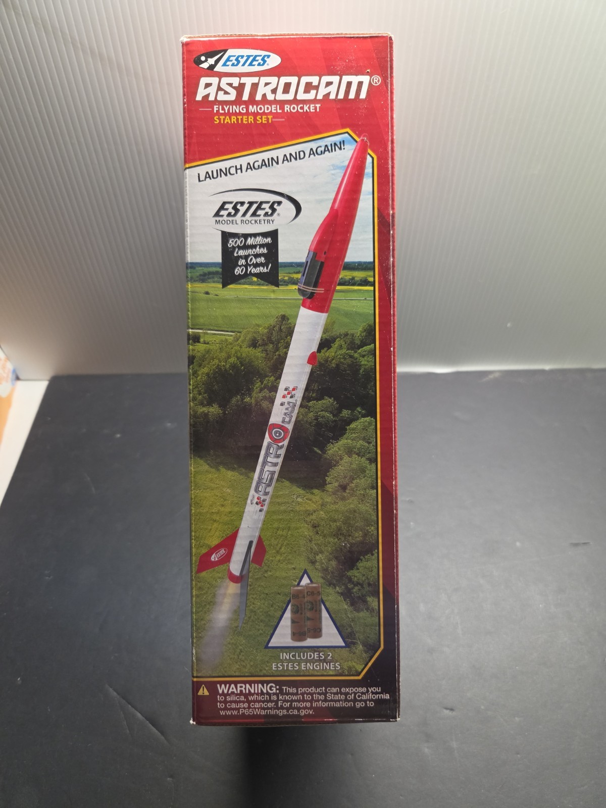 Estes AstroCam Flying Model Rocket Kit w/ Camera Launch Set 900ft Altitude