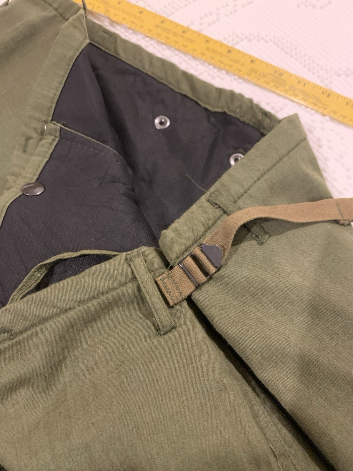 1981 Gibraltar Industries Chemical Protective Suit Trousers Pants Size X Large