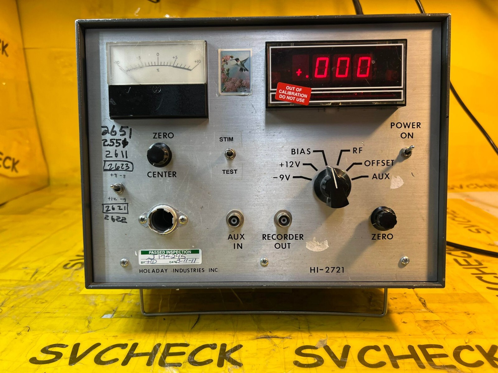 Holaday hi-2721 Microwave Survey Meter/Tester