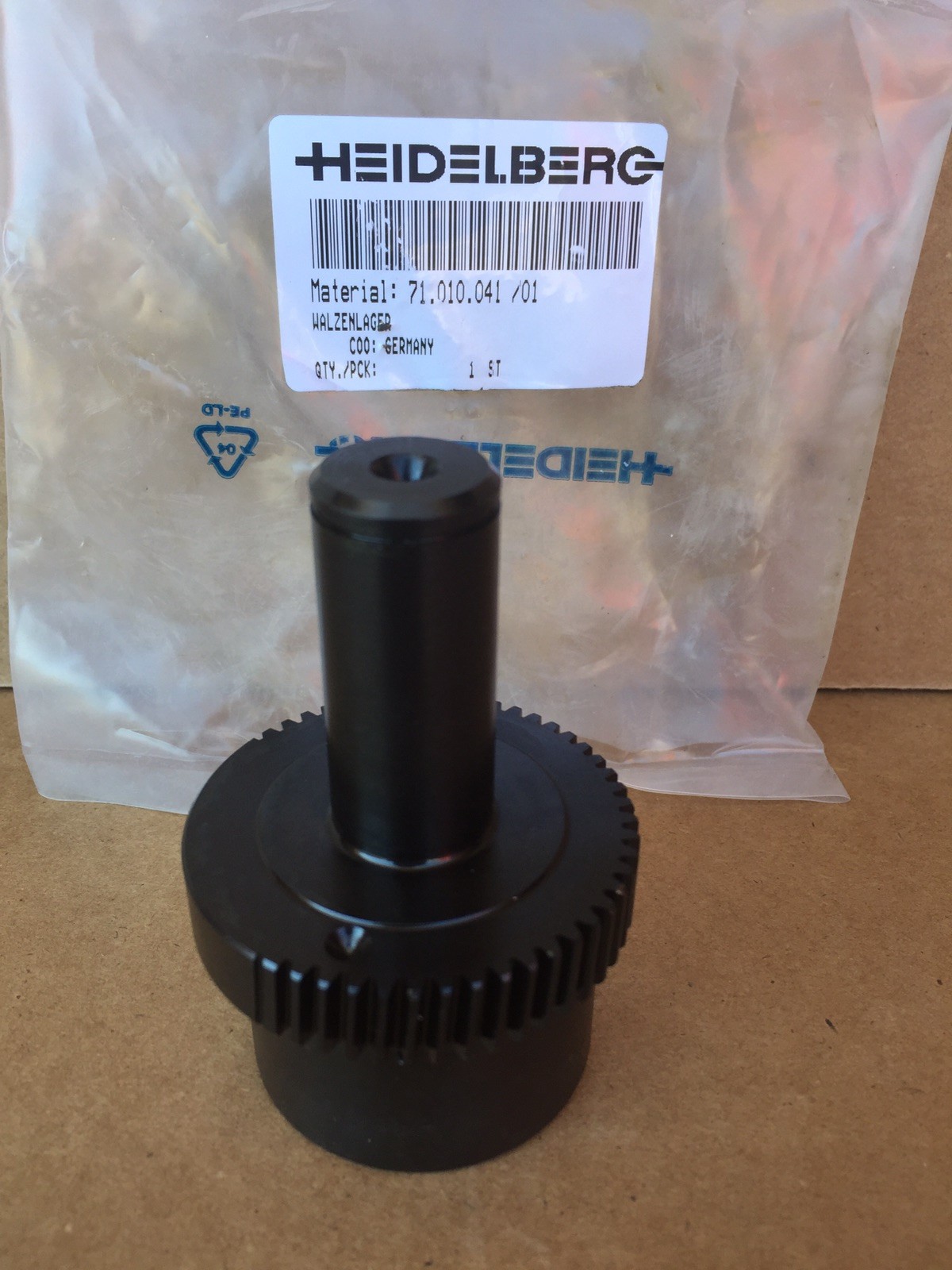 Original Heidelberg SM102 Form Roller Support/Cup 71.010.041 From Germany.