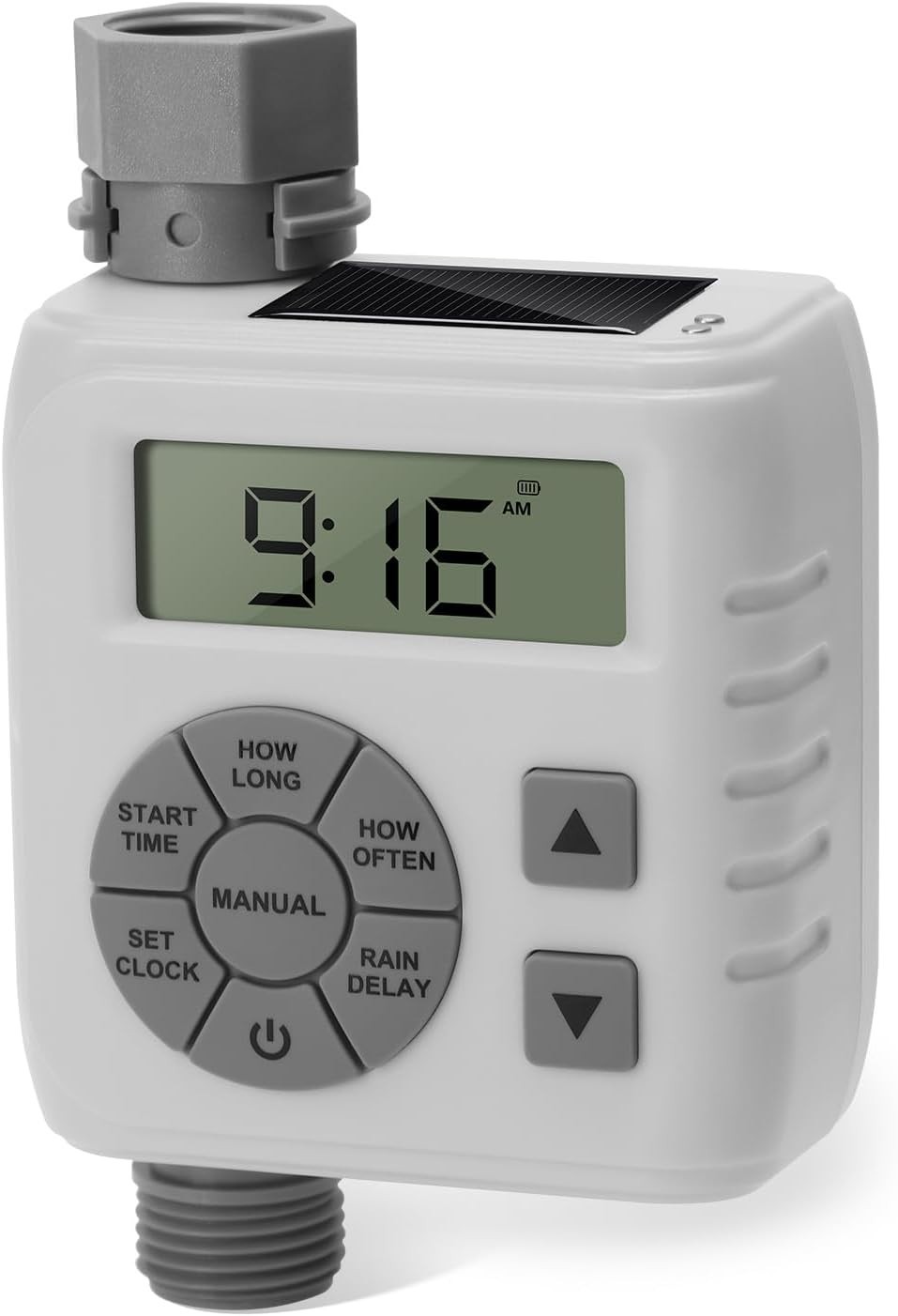 Hose Timer, Zuomeng Water Timer for Garden Hose with Dual Power System, Leak