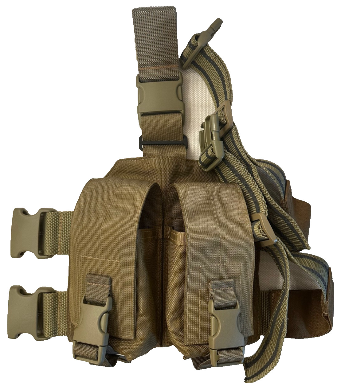Specter Gear Double Magazine Pouch Tactical Thigh Rig #103 COY