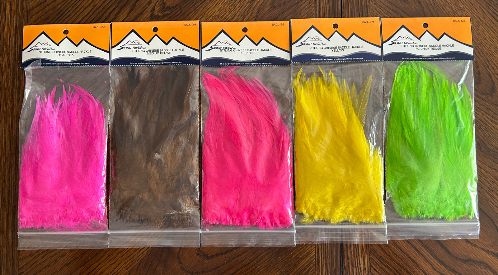 Strung Chinese Saddle Hackle - Spirit River