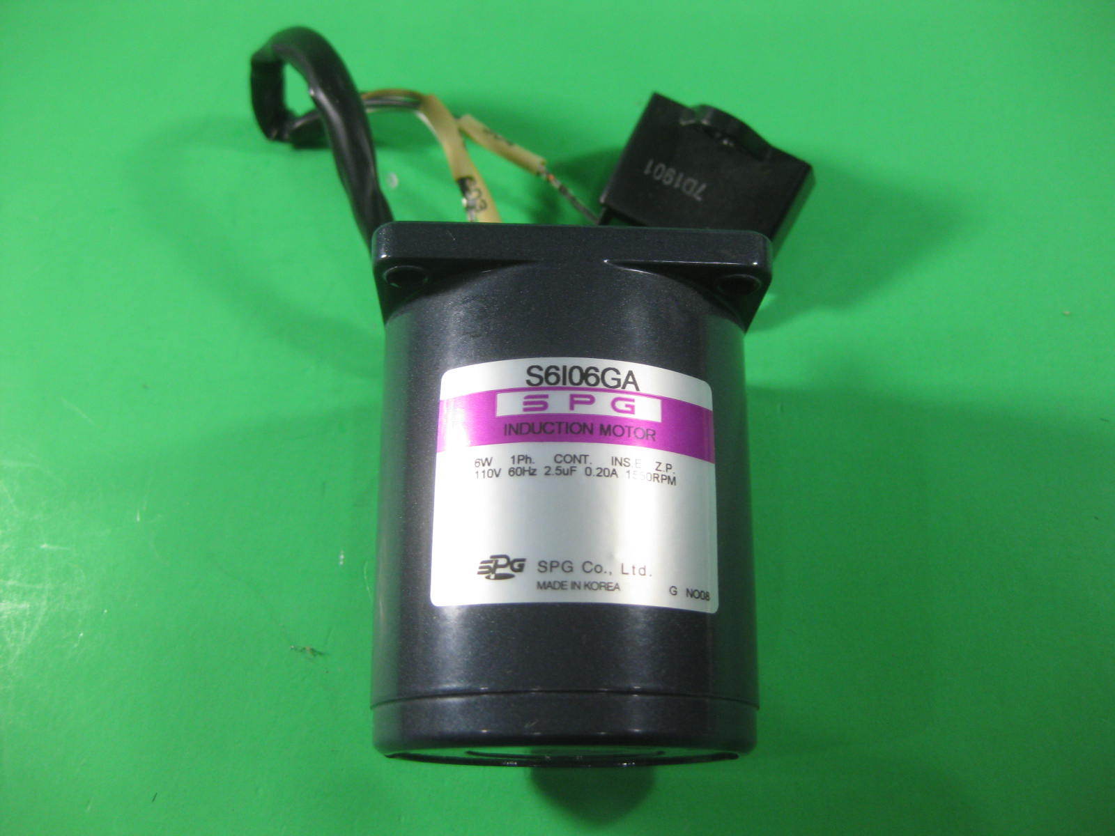 SPG Induction Motor -- S6I06GA -- Used