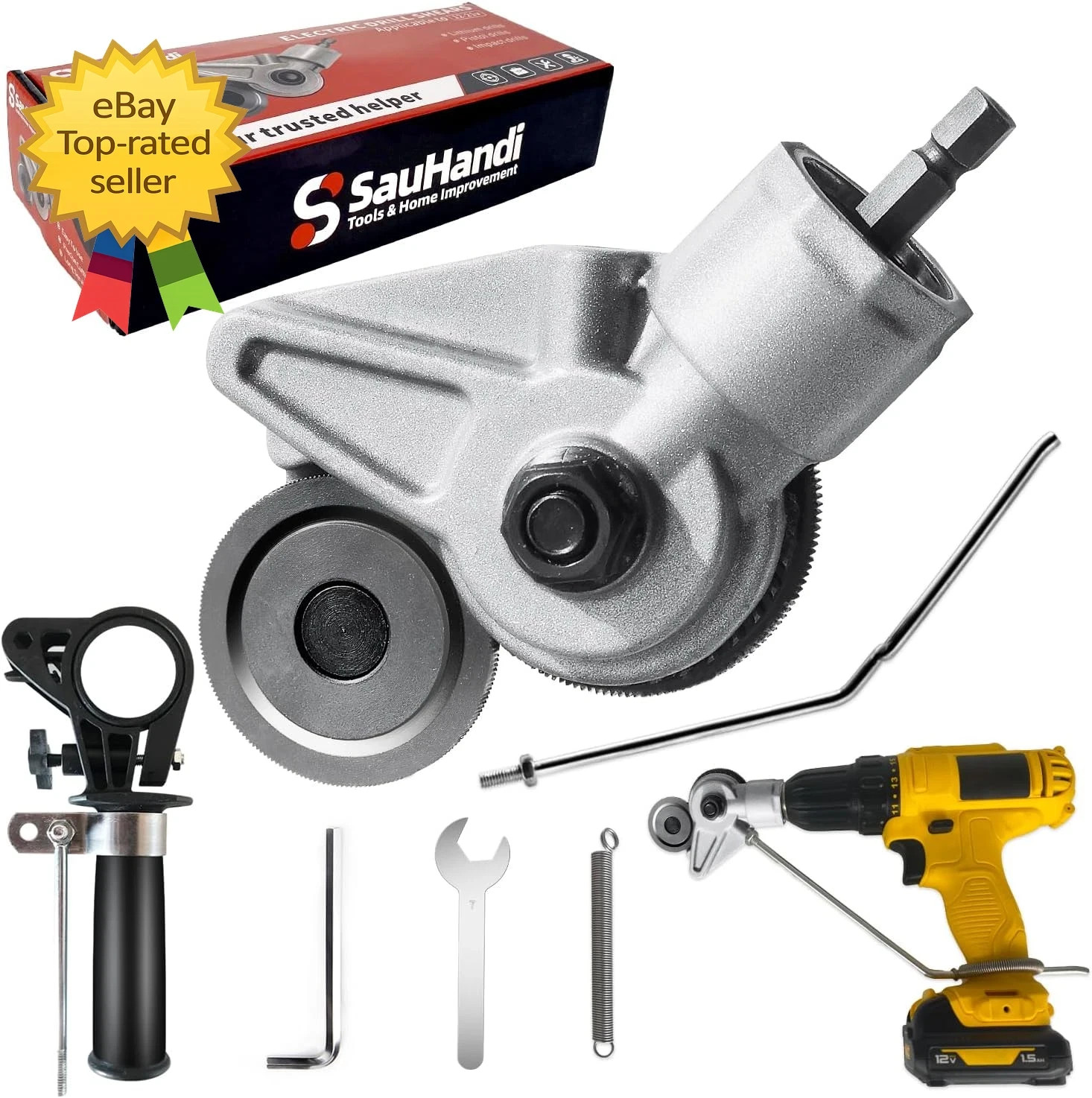 Drill Cut Pro Metal Cutting Adapter Electric Drill Plate Cutter Upgraded Sheet M