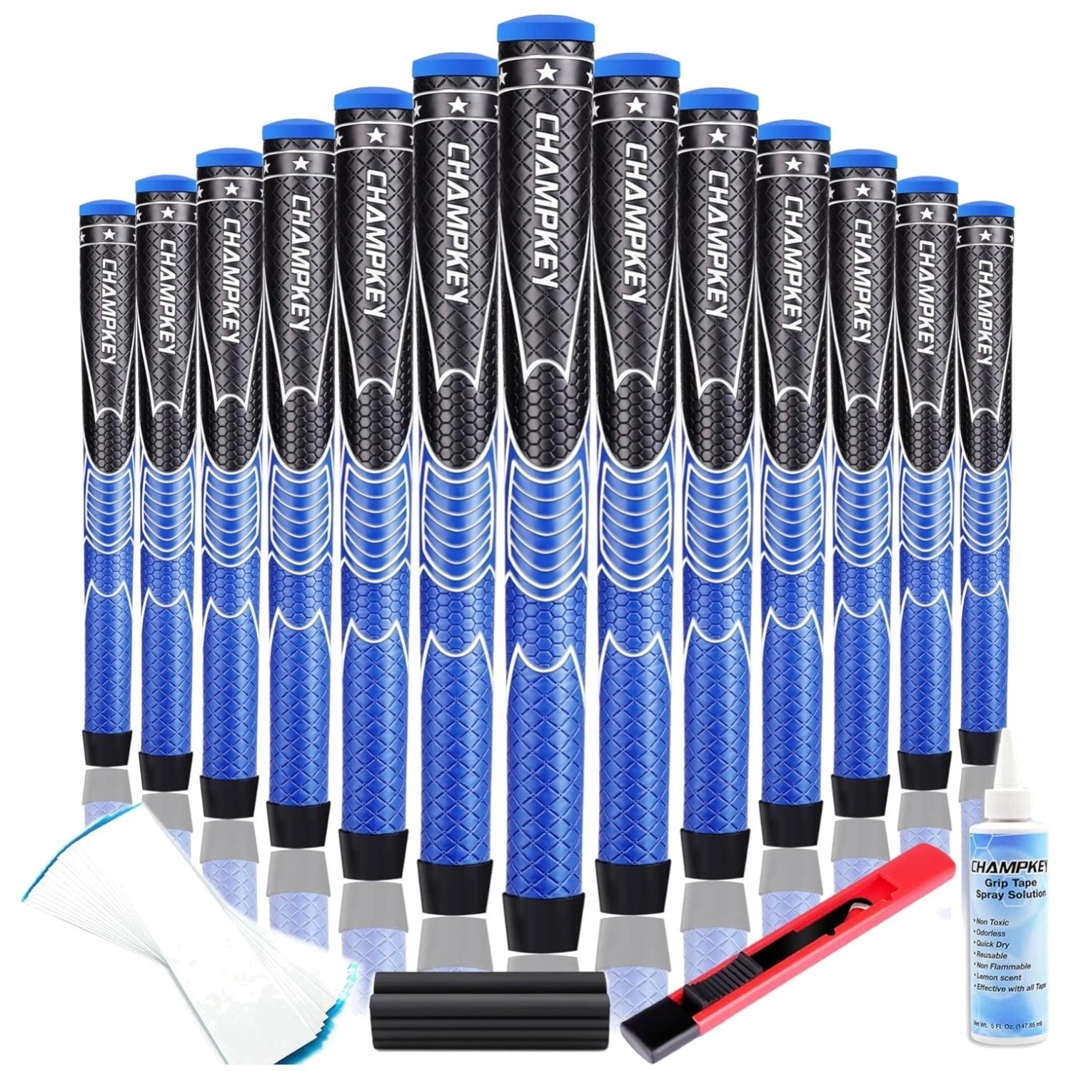 Multi Texture Control Golf Club Grips - 13 Pack