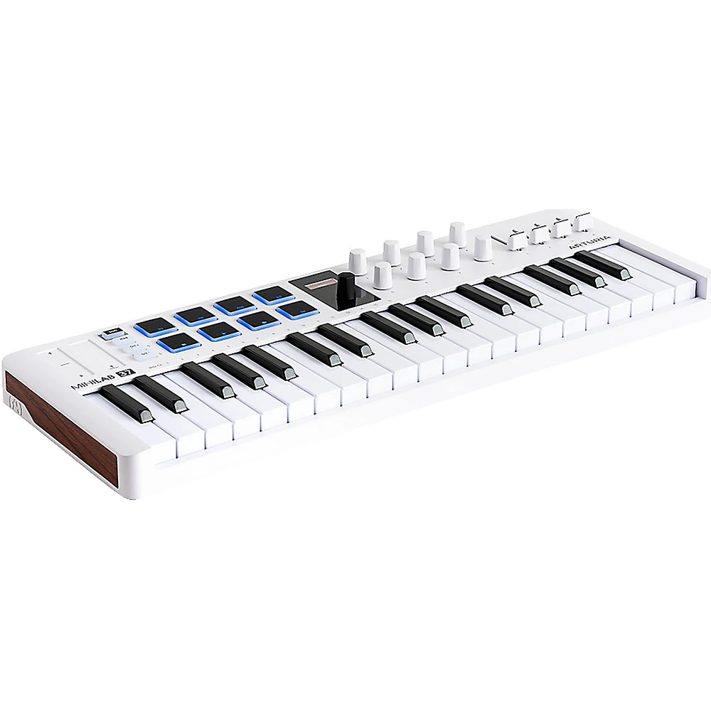 Arturia MiniLab 37 MIDI Controller - White