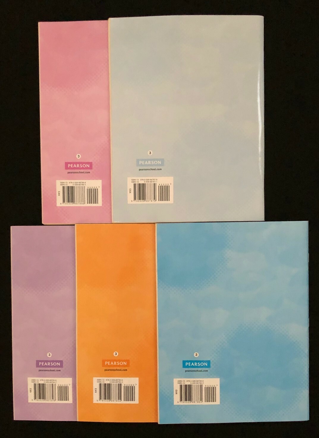 3rd Grade - TEACHER'S RESOURCE MASTERS (5 book set) (2012, Pearson)