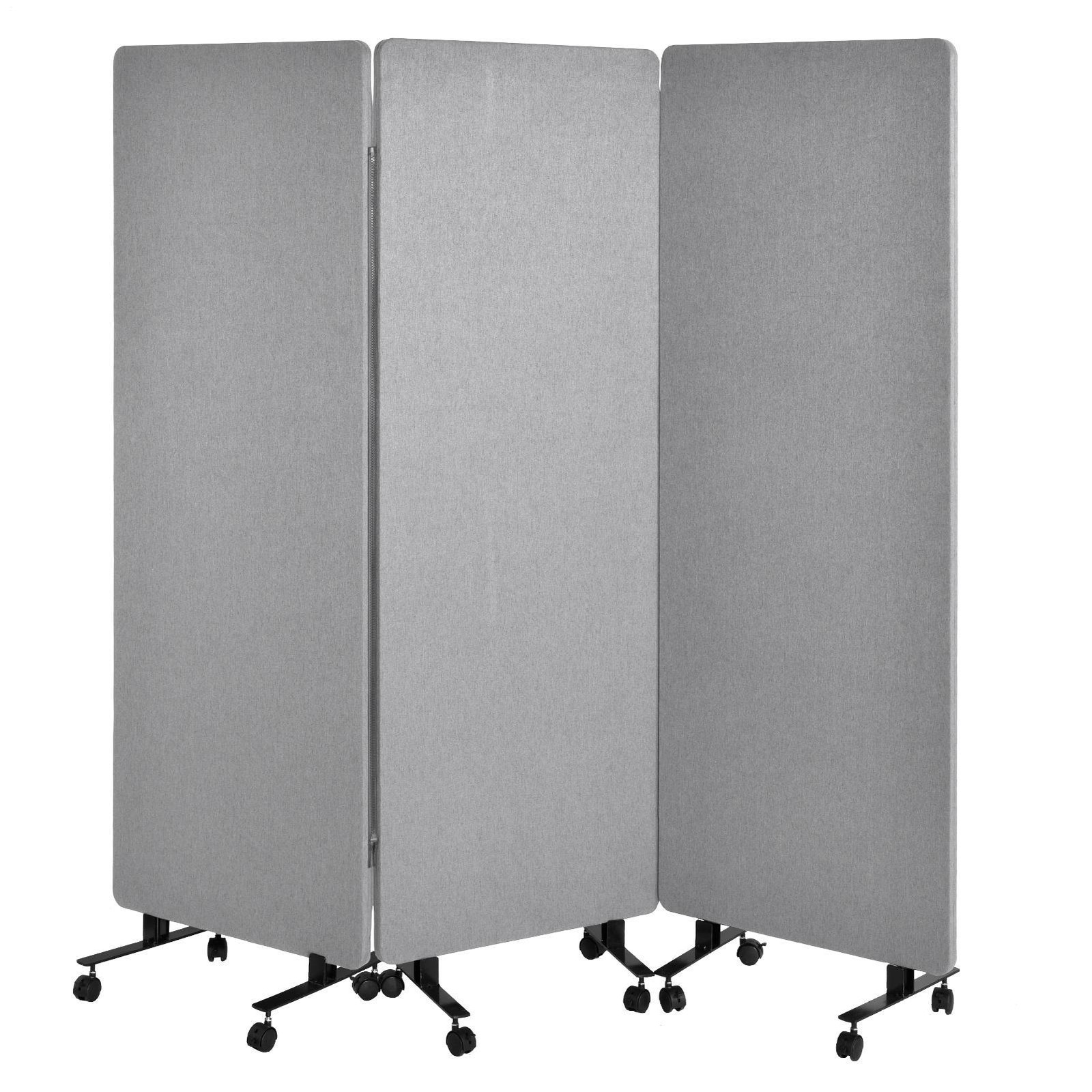 Acoustic Room Dividers Office Partitions 76"x 66" Reduce Noise &Visual Dis New