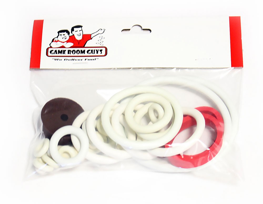 Gottlieb 300 Pinball Machine Replacement Repair Rubber Ring Kit White
