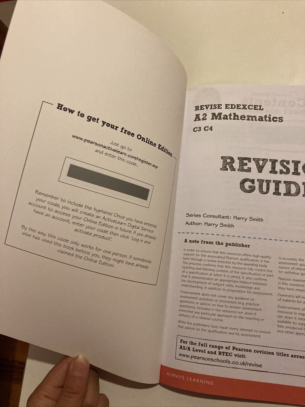 edexcel maths A2