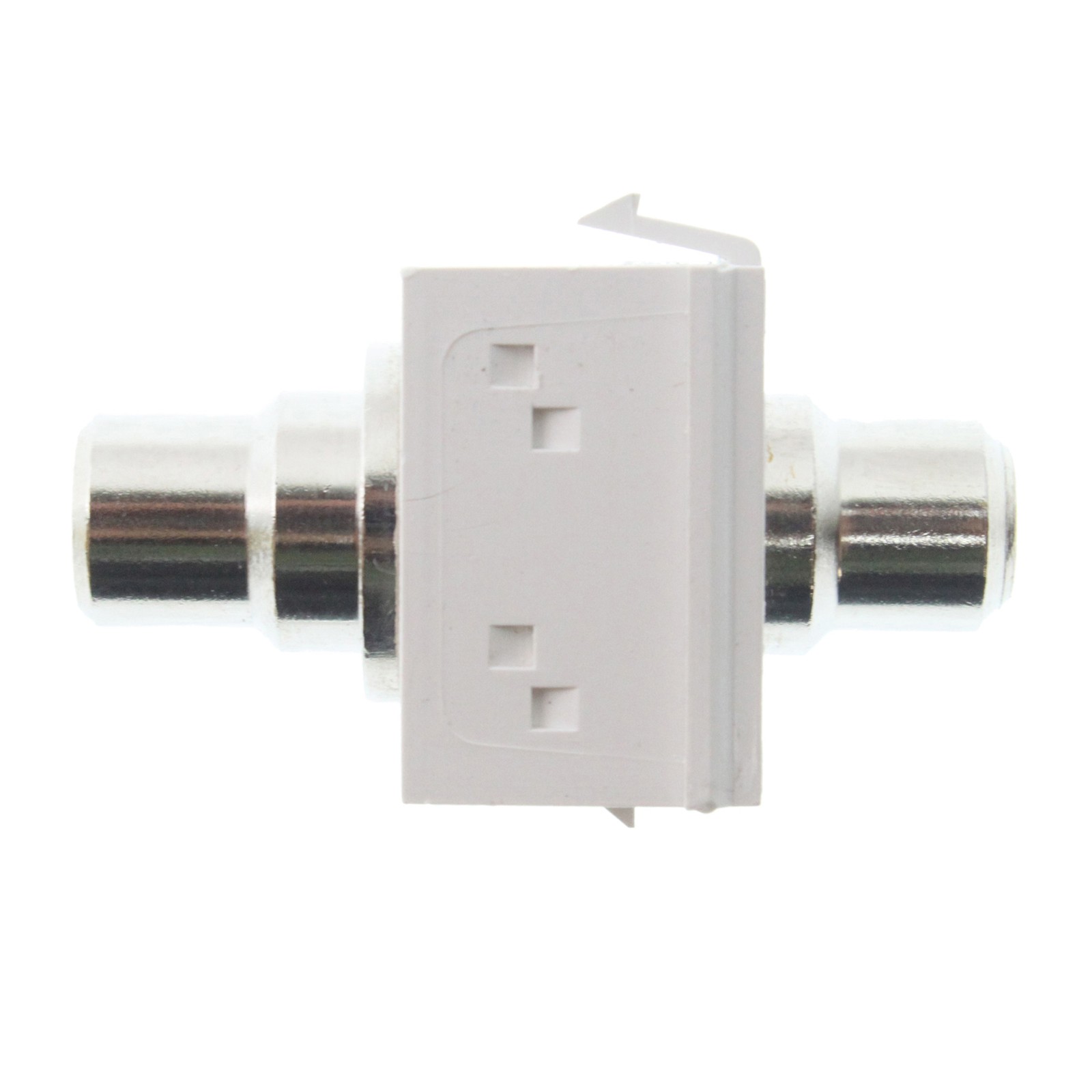 MOLEX MSY-00033-R2 FEED THROUGH SINGLE POSITION RCA COUPLER RED, WHITE