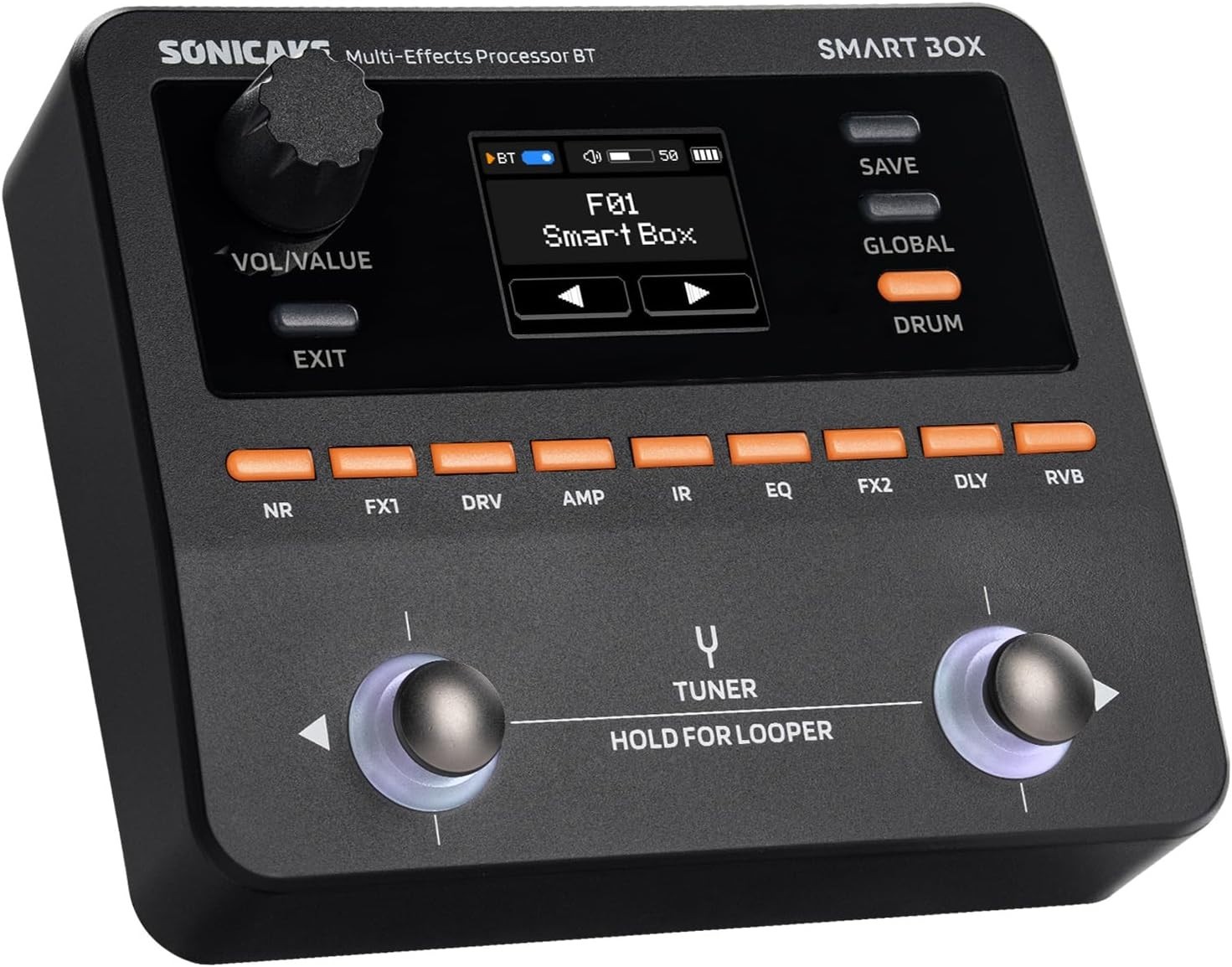 Electric Guitar Multi-Effects Processor with 130+ Effects