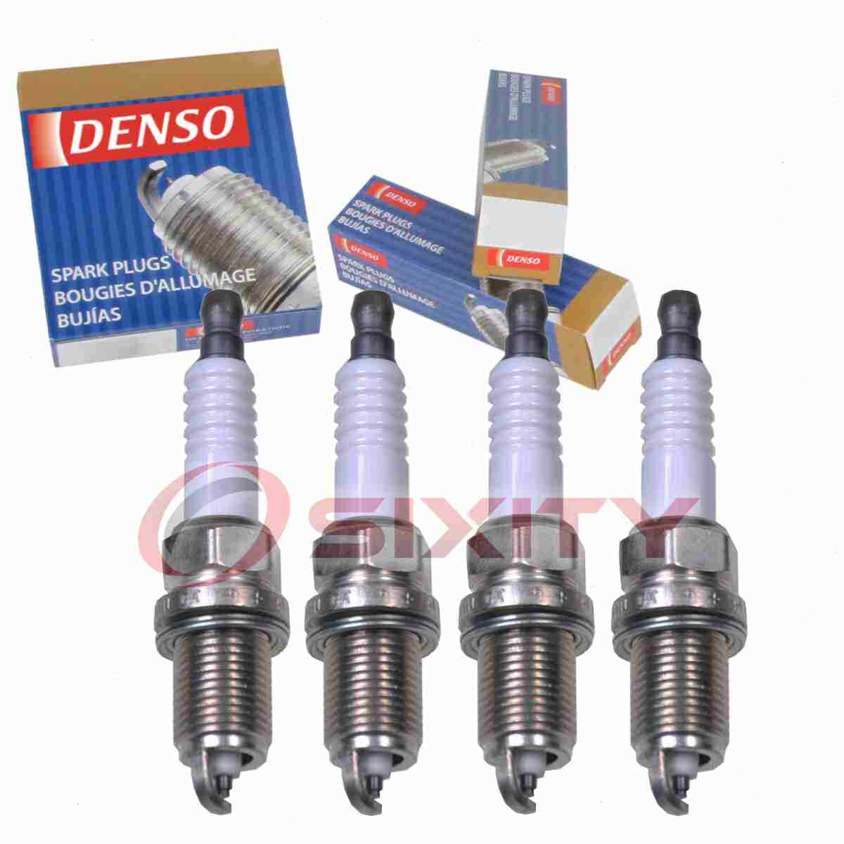 4 pc Denso Standard Spark Plugs for 1998-2005 Honda Civic 1.6L 1.7L L4 ar
