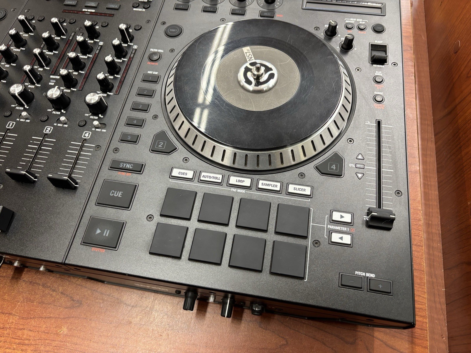Numark NS7III Serato 4-Channel Motorized DJ Controller and Mixer with Display