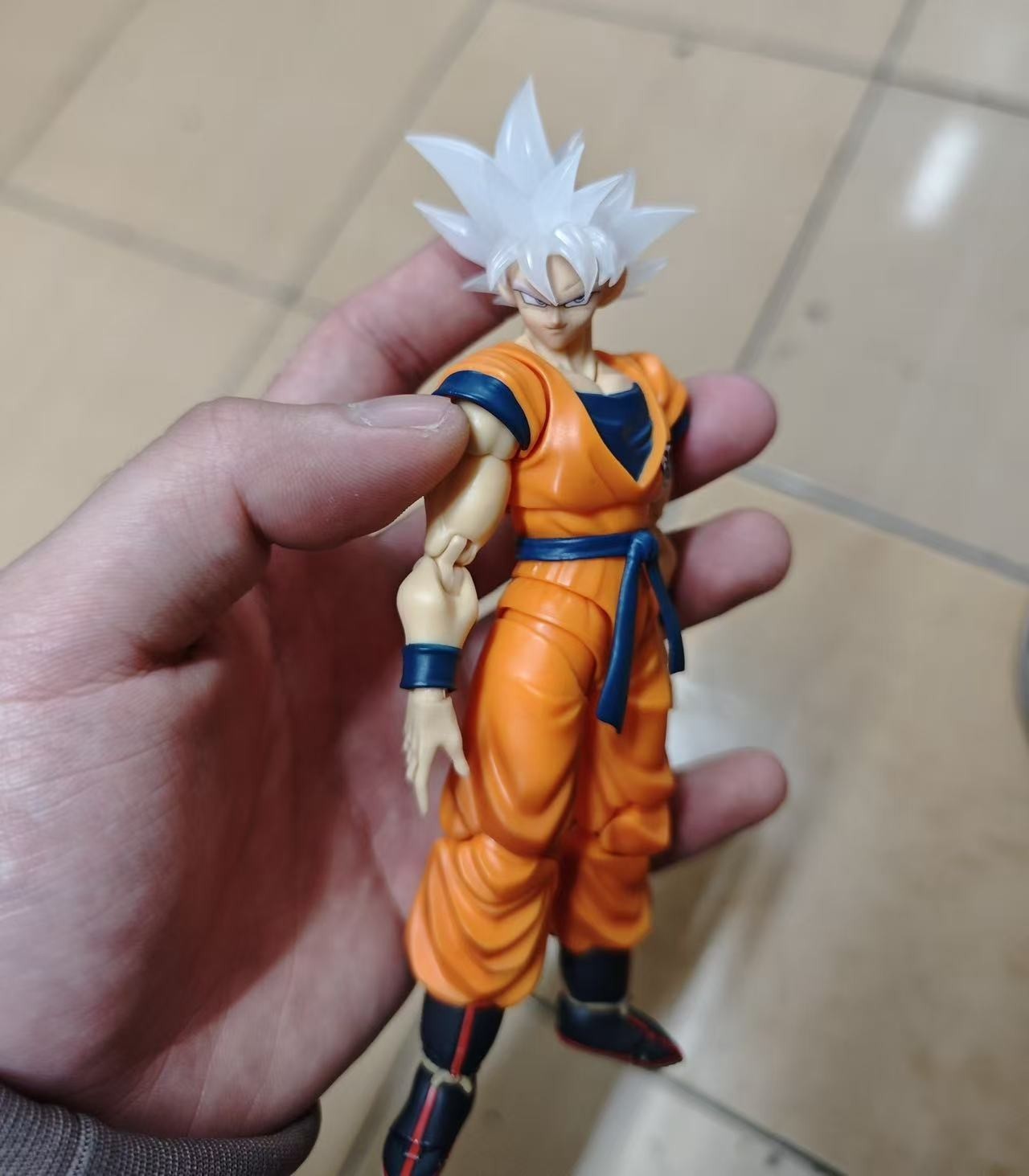 Custom 1/12 shf UI Goku Super Saiyan Goku Ultra Instinct Head Sculpt No Figure