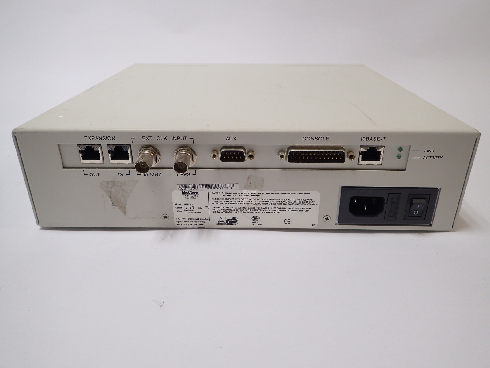Netcom Systems SMB-0200 / Smartbits 200 WITH 2x ML-7710, 2x SX-7410B