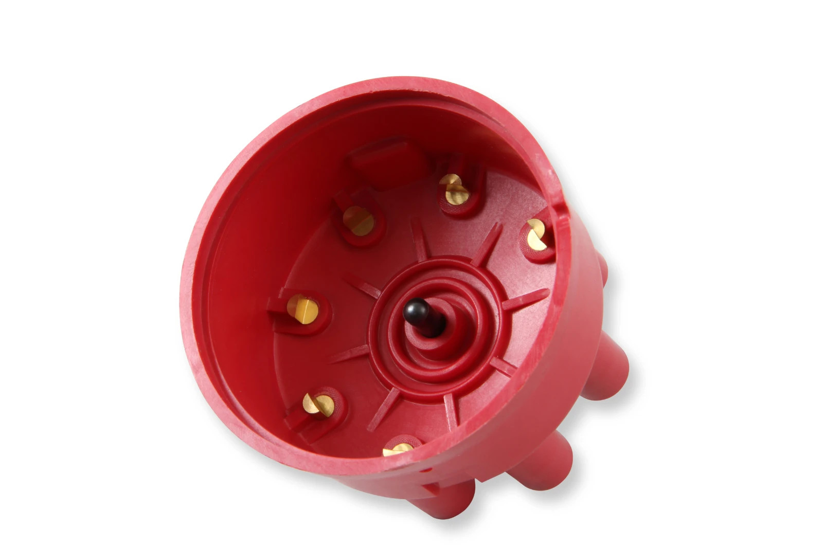 Mallory 8 Cylinder Socket Style Distributor Heavy Duty Red Cap - 209M