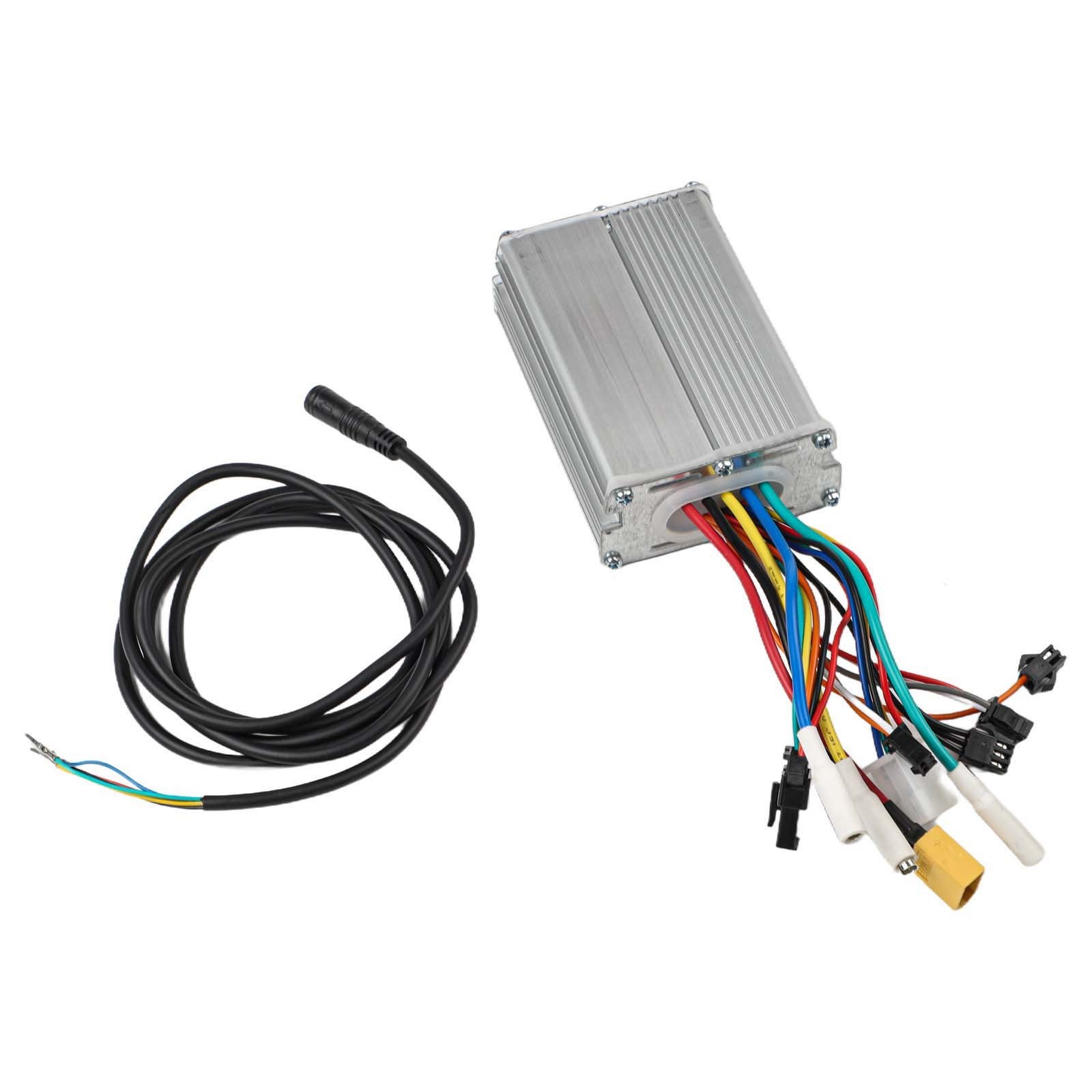 21A 48V Brushless Controller with Aluminium Alloy Shell and Adapter Cable