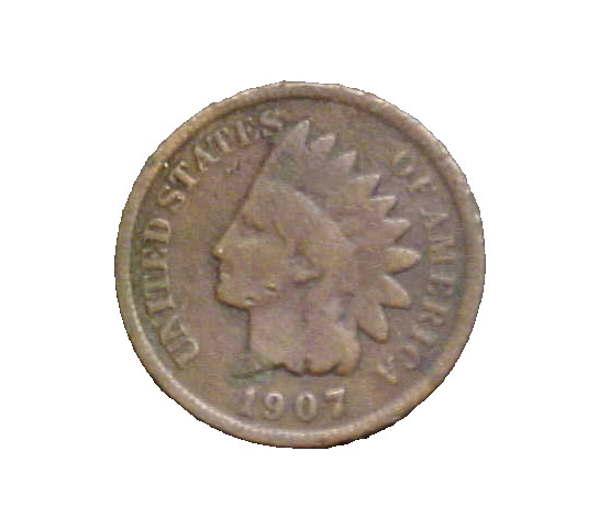 1907 Indian Cent - Very Nice Circ Collector Coin - c7049xsc1