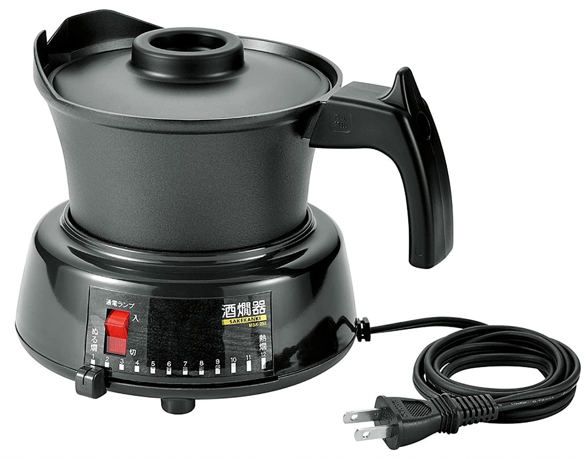 Maruyama Giken MSK-252 Electric Sake Warmer 450ml 250W 100V Japan Black