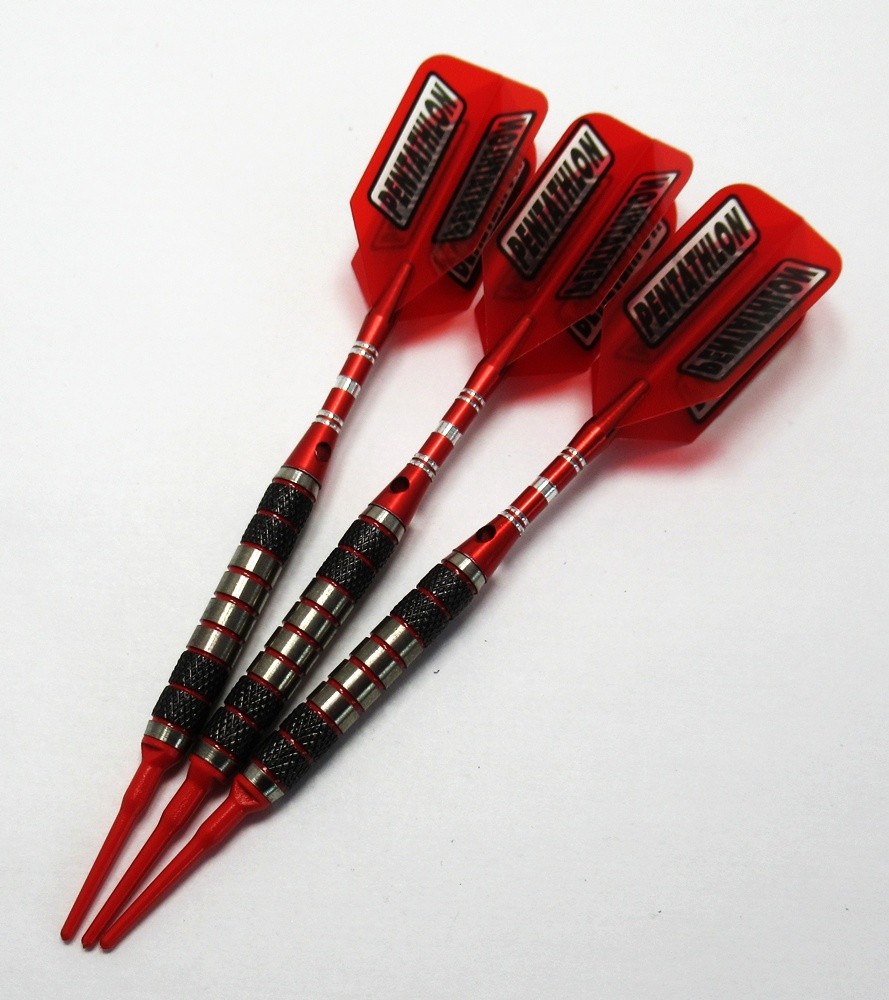 Ruthless DY6 18g Red Soft Tip Darts 80% Tungsten + Extras + Tracking