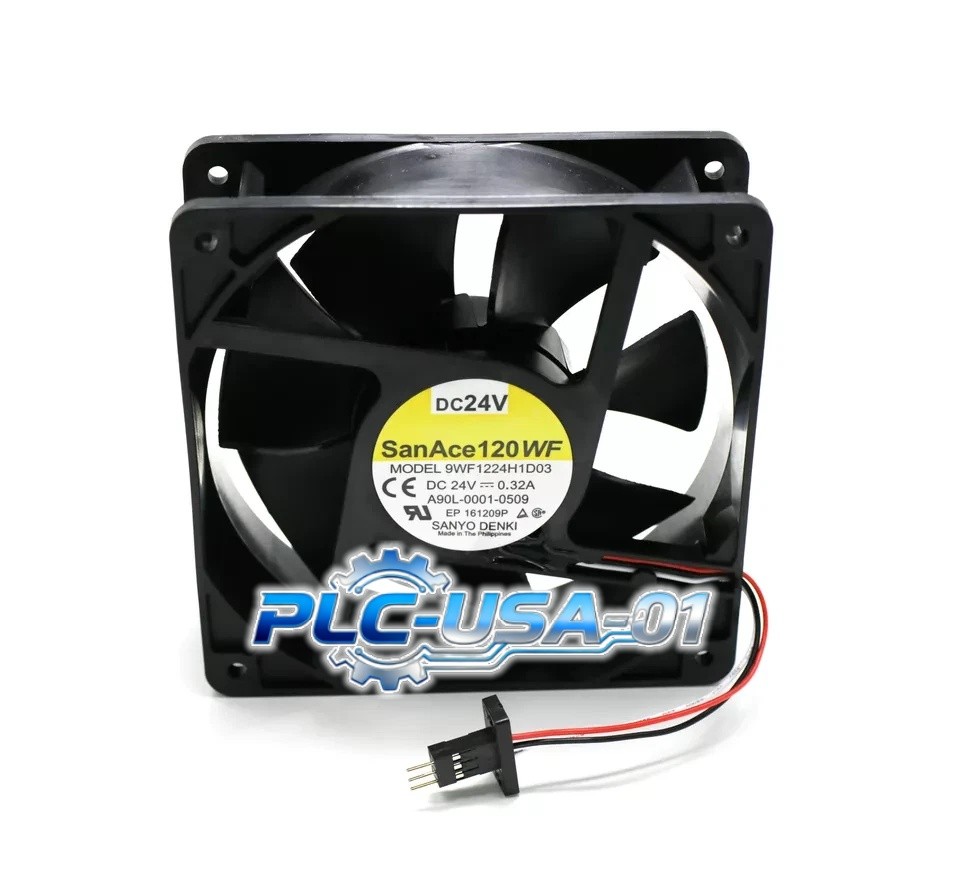1PCS Brand New Sanyo 9WF1224H1D03 3-pin A90L-0001-0509 DC24V 0.32A Cooling Fan