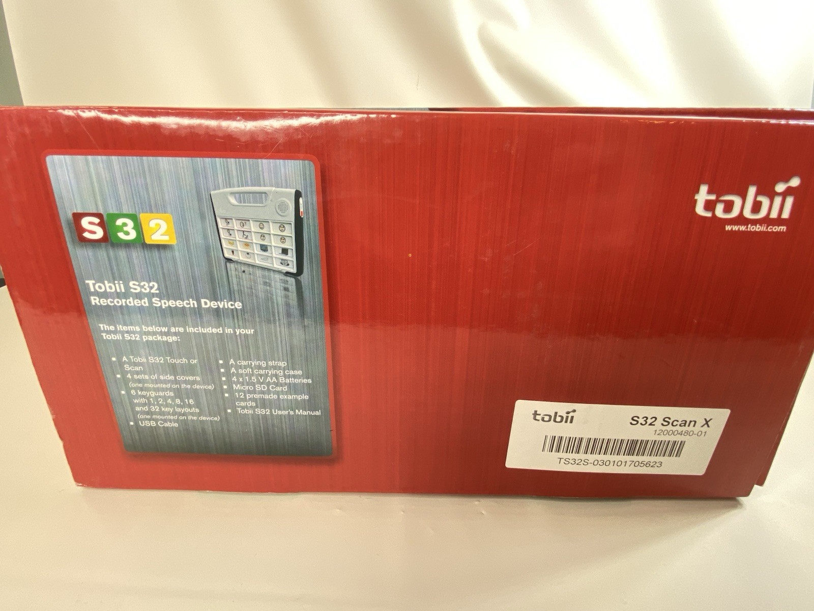 Tobii S32 Scan Recorded Speech Communication Device with Case