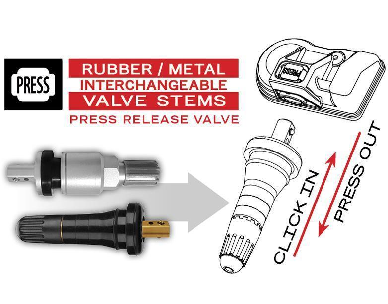 Autel MX-SensorRVK Interchangable Rubber Valve Stem Kit