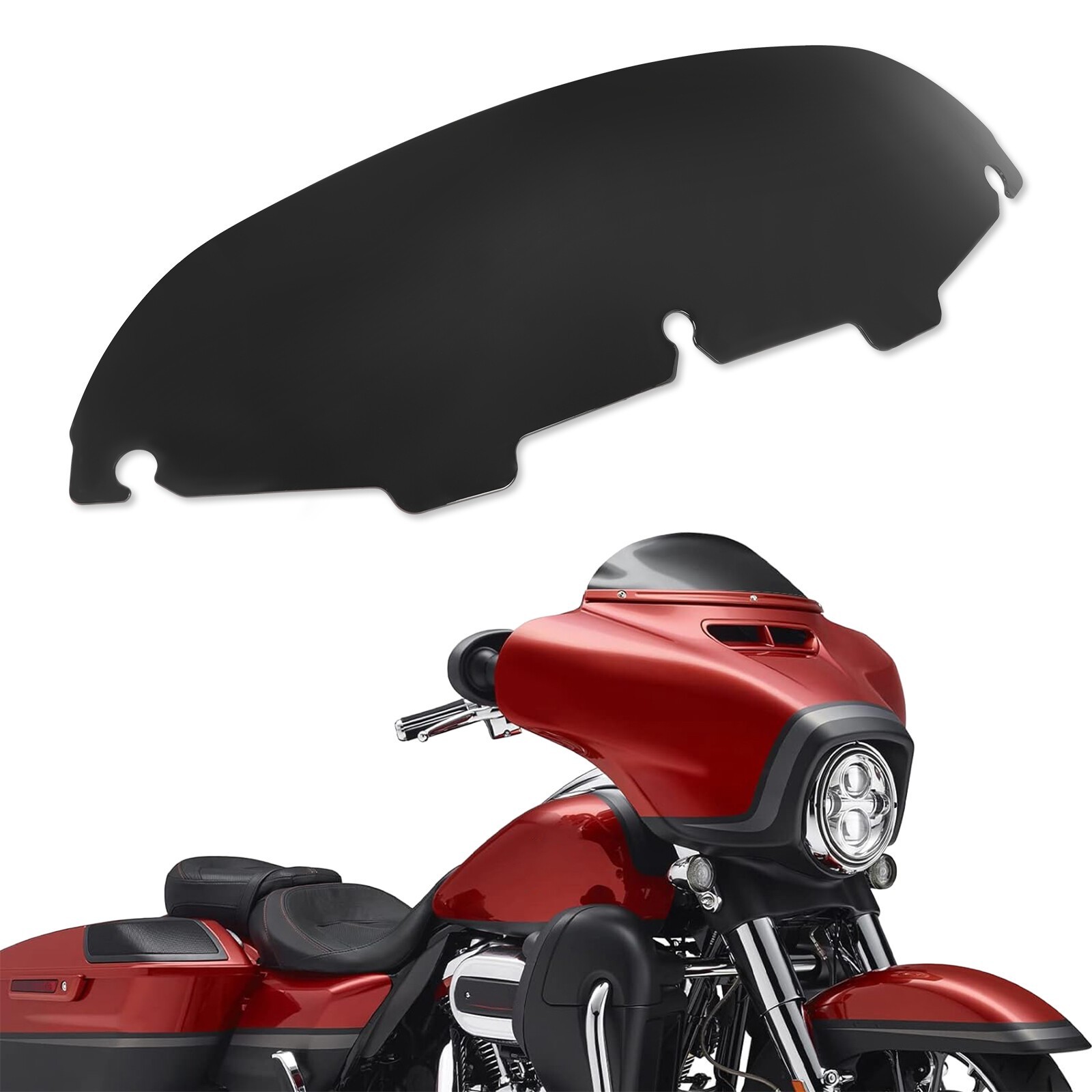 4.5" Windshield-Windscreen For Harley Electra Glide Classic FLHTC FLHTCU 1996-13
