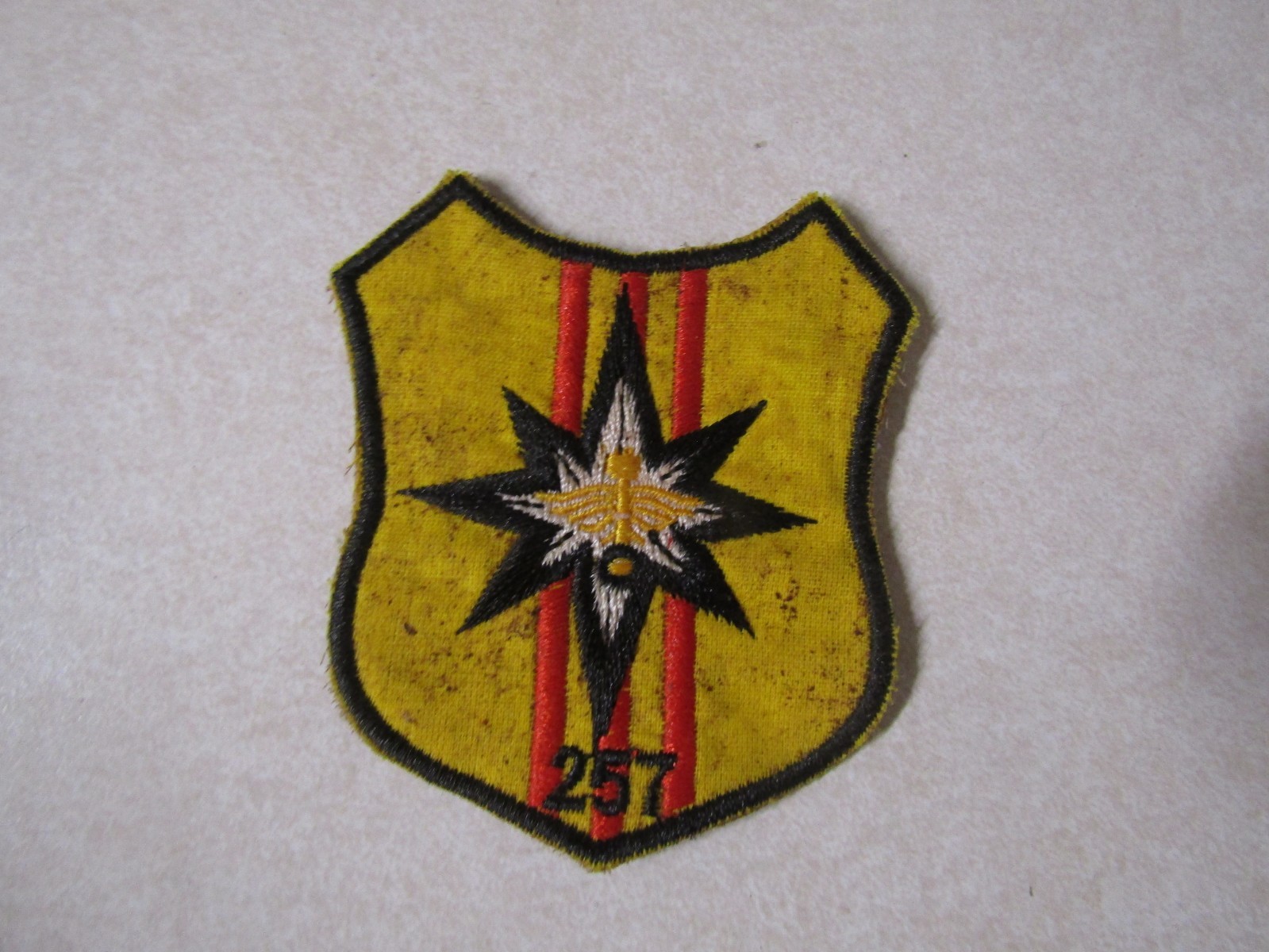 MILITARY PATCH OLD VIETNAM ERA 257TH MEDICAL DETACHMENT DENTAL SERVICE