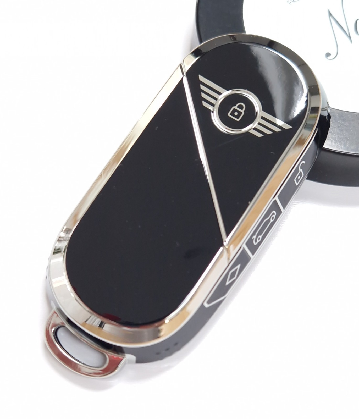 Key Cover For New Electric MINI Cooper Aceman E Sport Remote Fob Case Black 13