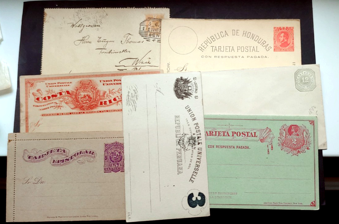 CLASSIC 7 POSTAL STATIONERY WORLDWIDE VF MNH VF USED (K16)