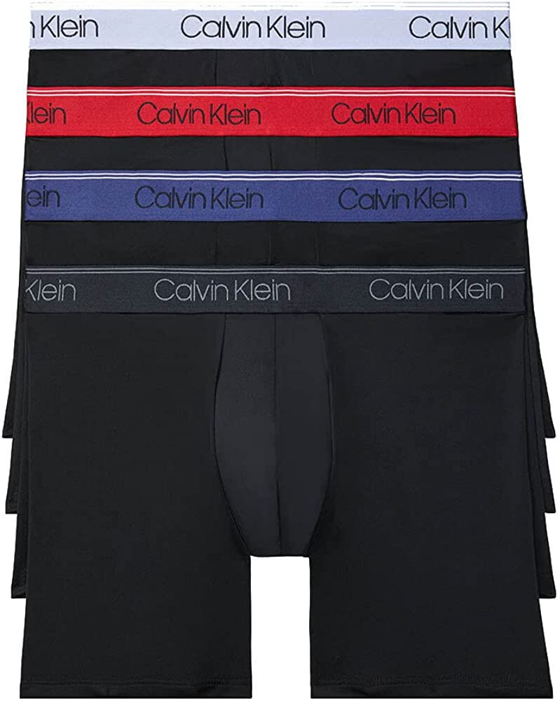 Calvin Klein Micro Stretch Boxer Brief 4 Pack Black Bodies L