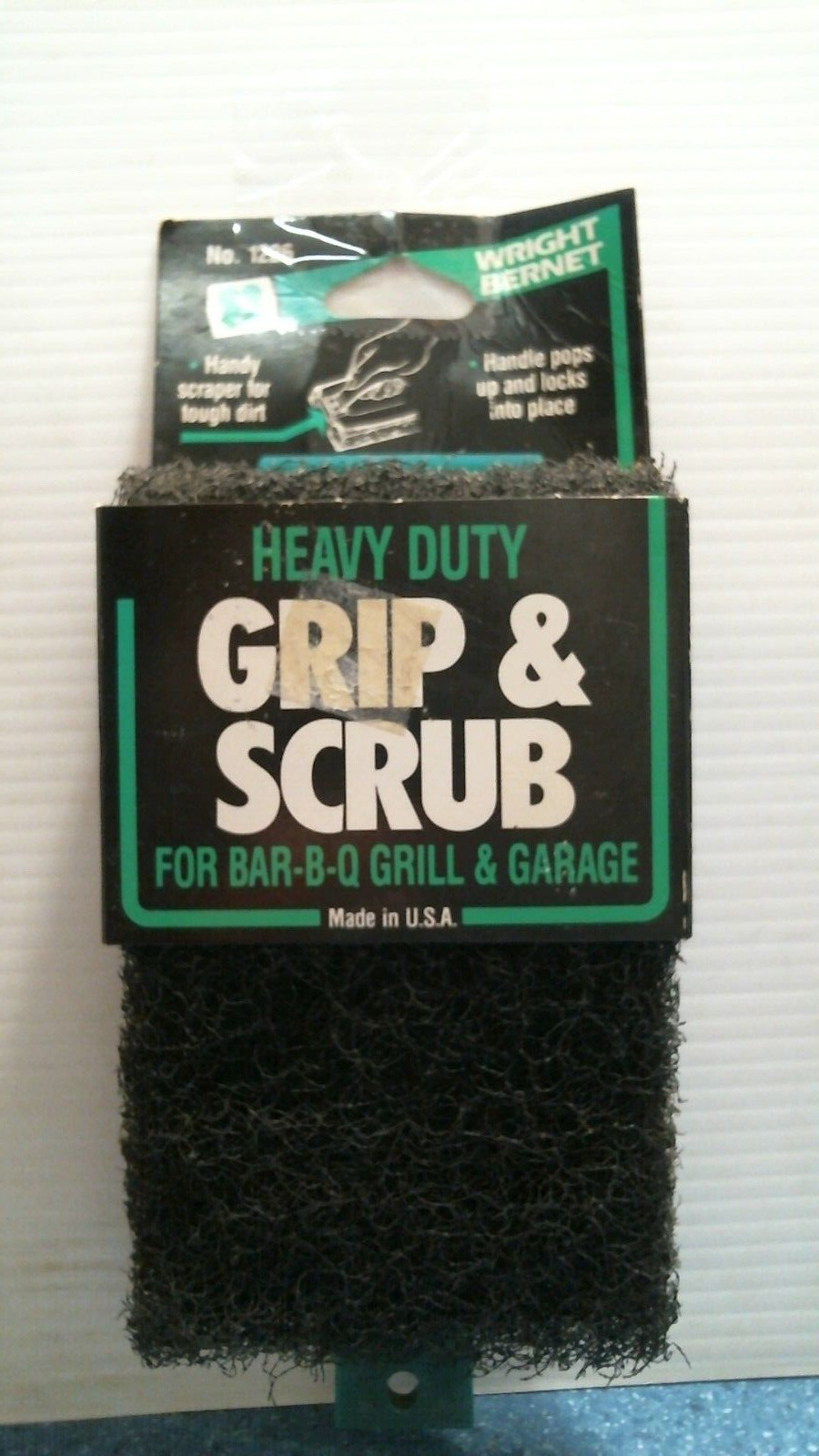 Wright Bernet Heavy Duty Grip & Scrub Pad DARK GREEN  (1226)  FS