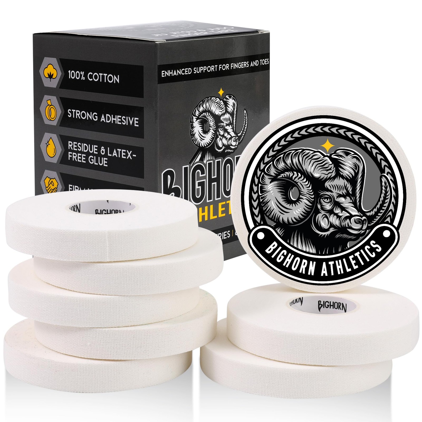 Jiu Jitsu Finger Tape, Rock Climbing Tape | Multipurpose for Sports & Injurie...