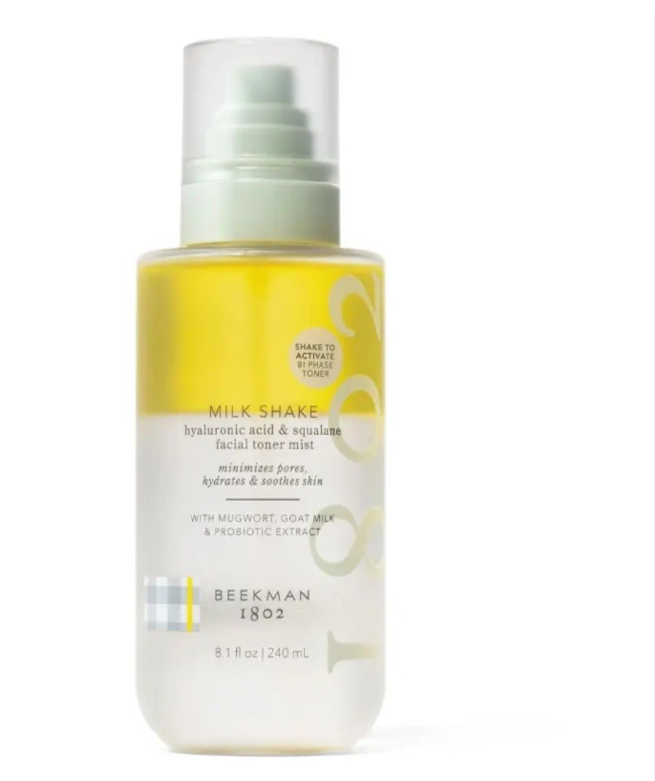 Beekman 1802 Milk Shake Hyaluronic Acid & Squalane Facial Toner Mist 8.1 floz