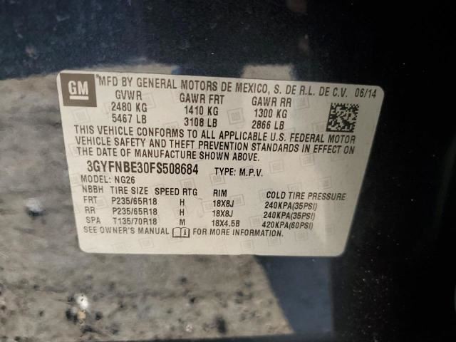 Fuse Box Cabin Fits 2015 SRX 572600