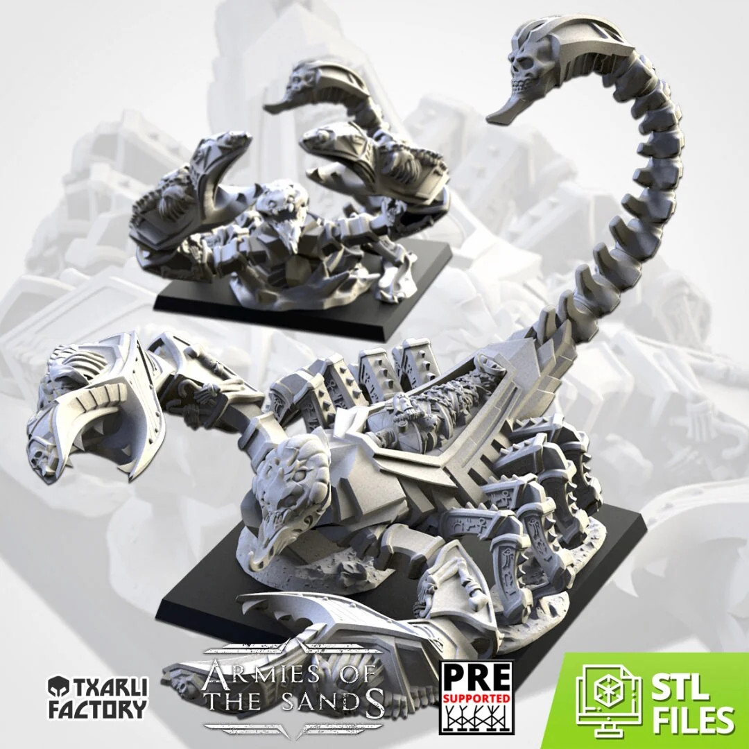 Sand Scorpions - 28-32mm Armies Of The Sands - Resin Tabletop Miniature