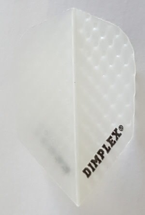 Harrows Solid Clear Dimplex Standard Dart Flights