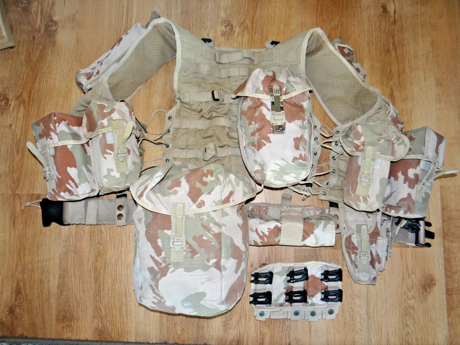 Lithuania army Tactical Chest Rig Vest Modular M05 desert