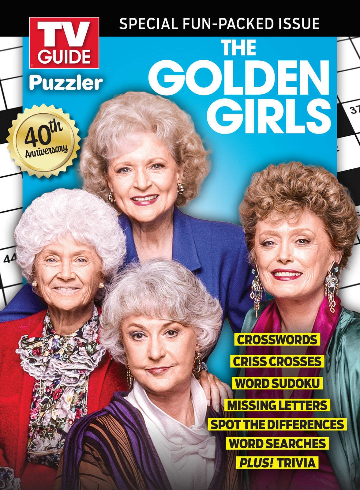 TV Guide - The Golden Girls Puzzler: Celebrate The 40th Anniversary, Fun Games P