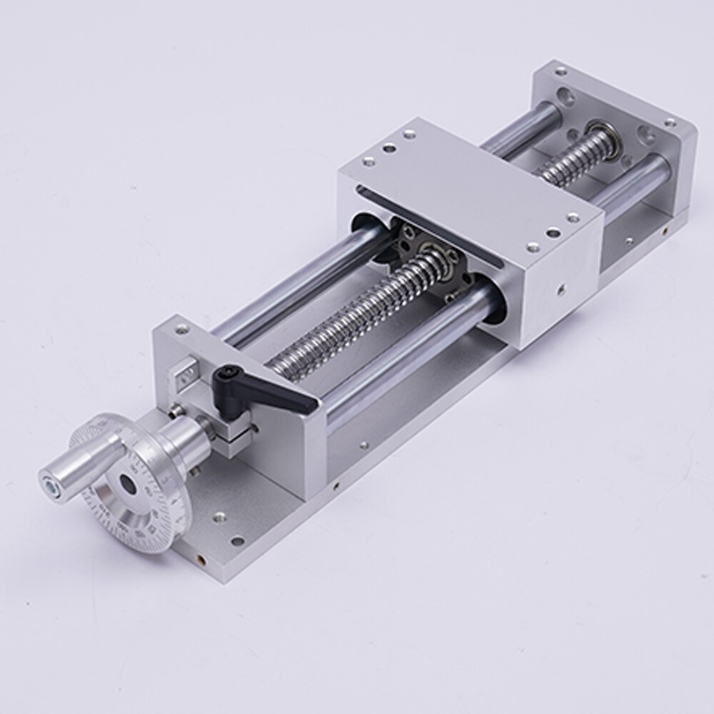 16" Manual Sliding Table CNC Slide Ballscrew Linear Stage Actuator Module 400mm