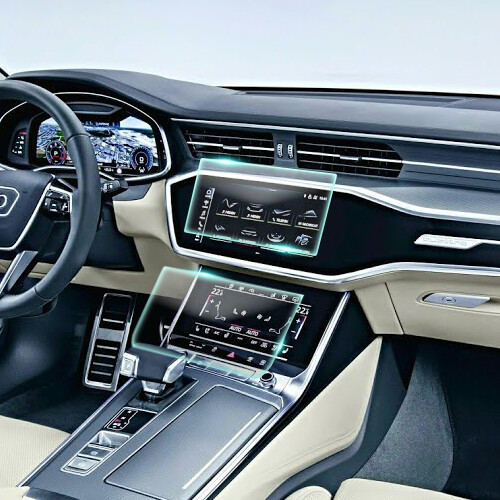Crystal Clear Screen Protector for 2018 Audi A7 Vehicle Navigation