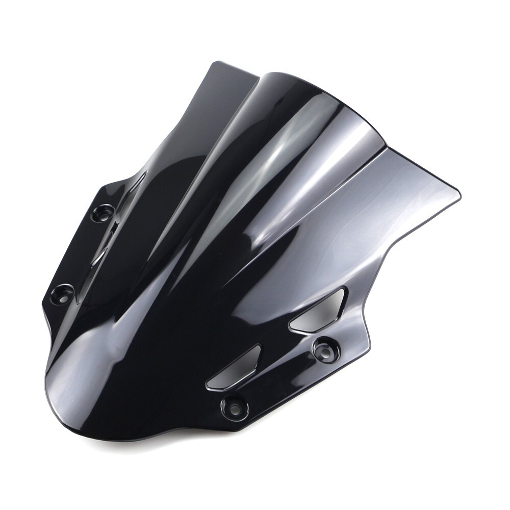 Windscreen Windshield Deflector For Suzuki GSX250R 2017-2024 Double Bubble Black