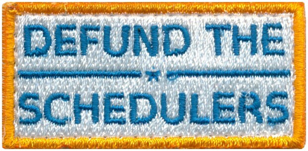 USAF 9th AIRLIFT SQUADRON – DEFUND THE SCHEDULERS – POCKET TAB - PATCH