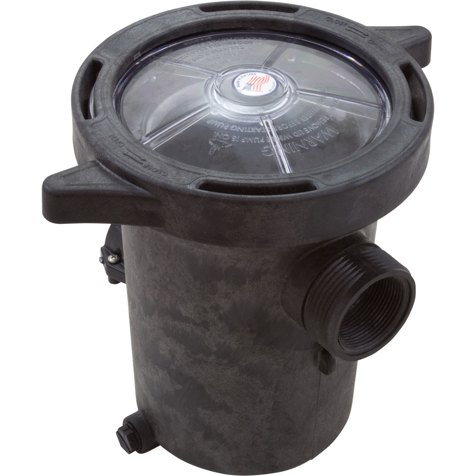 Waterway Above Ground Center Disch 310-5400 Complete Strainer Trap 1.5" x 1-1