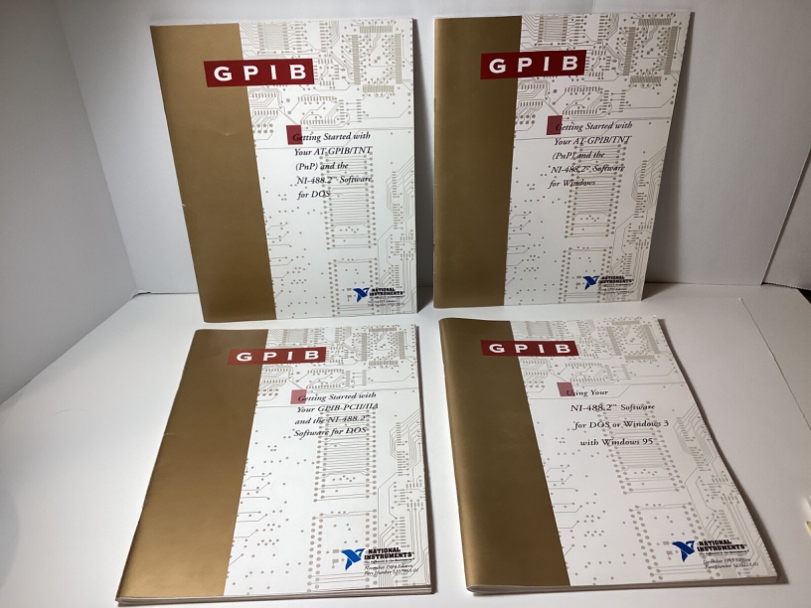 National Instruments Software GPIB/TNT NI-488.2 Software Manuals Disk 1995 Vtg